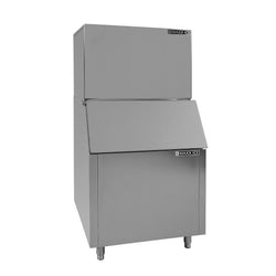 Maxx Ice Modular Ice Machine, 30"W, 1000 lbs and 400 lbs Storage Bin, in Stainless Steel