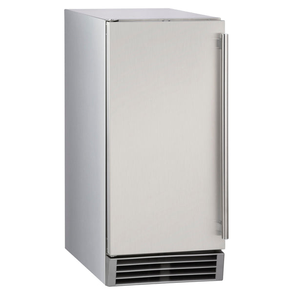 Maxx Ice Premium Outdoor Self-Contained Ice Machine, 15"W, 65 lbs, Energy Star, in Stainless Steel