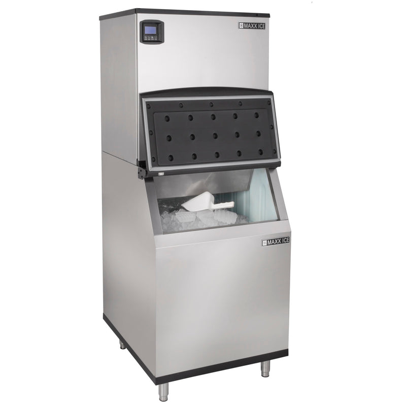 Maxx Ice Intelligent Series Modular Ice Machine, in Stainless Steel/Black Trim