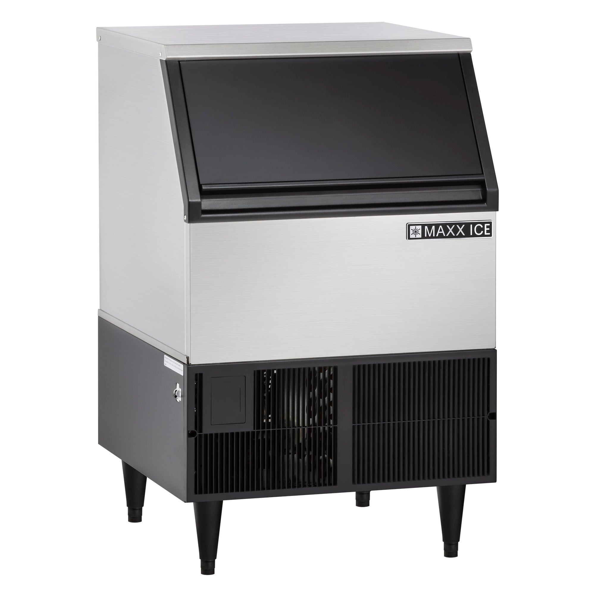 Maxx Ice Self-Contained Ice Machine, 260 lbs, in Stainless Steel ...