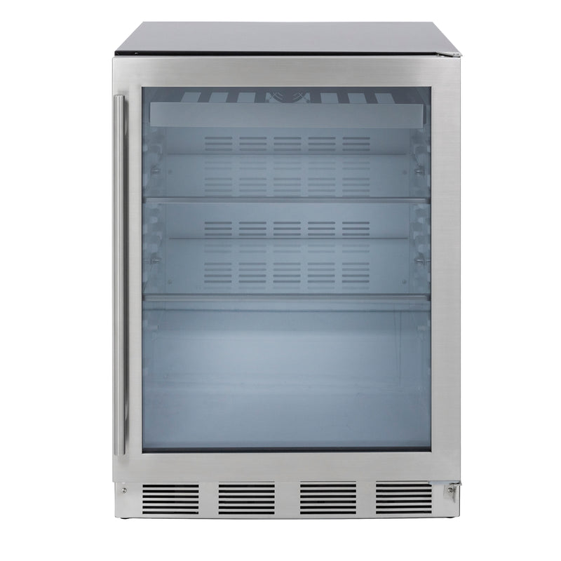 Maxximum Indoor Beverage Center, 24", 5.5 cu ft Capacity, in Stainless Steel (MAXBC24SS)