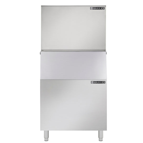 Maxx Ice MIMC15C, Countertop or Built-In Ice Maker, 15 lbs, in Stainless Steel