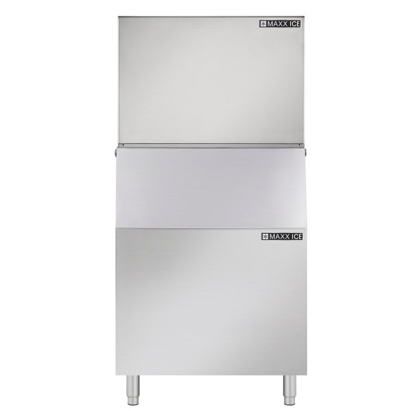 Maxx Ice Modular Ice Machine, 30"W, 460 lbs w/400 lb Storage Bin, in Stainless Steel