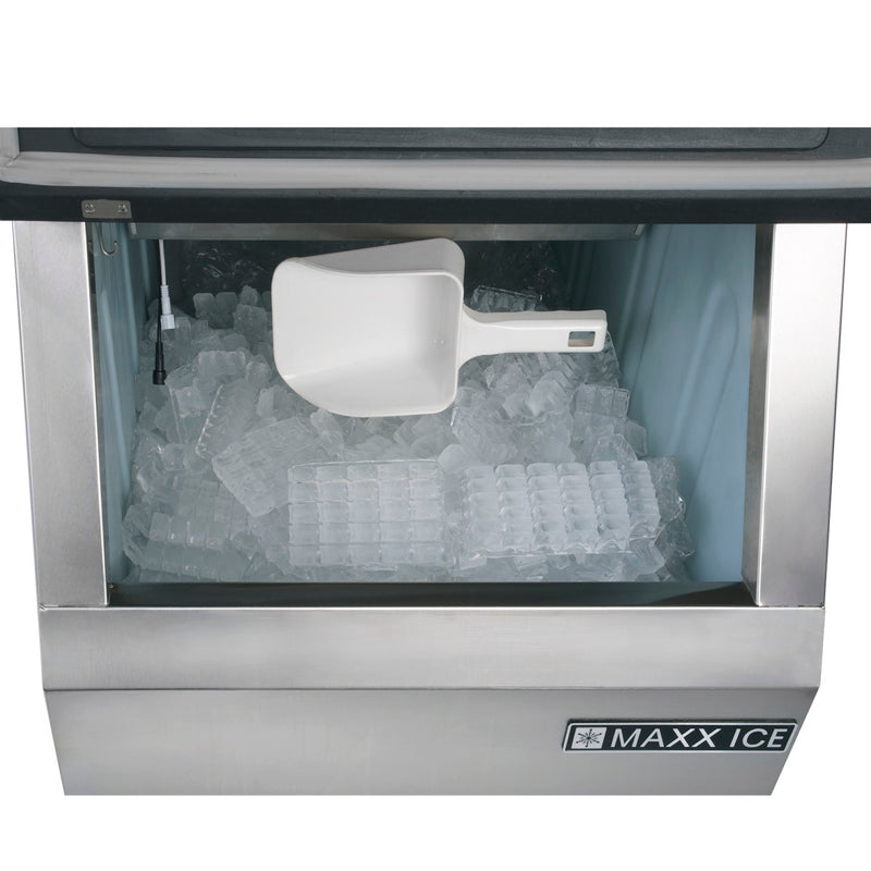 Maxx Ice Storage Bin, 30W, 400 lbs Storage Capacity, in Stainless Steel  (MIB400) - Maxx Ice
