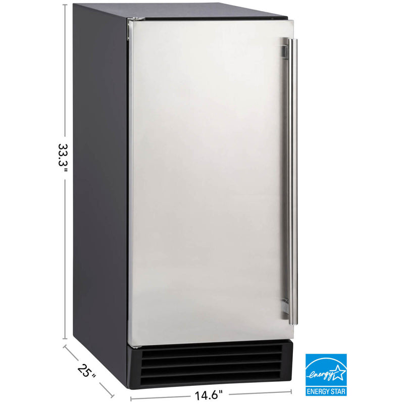 Commercial Ice Maker Built-in Undercounter Freestand Ice Cube Machine  Restaurant
