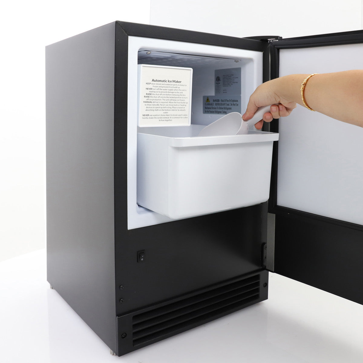 Maxx Ice Countertop or Built-In Ice Maker, 15