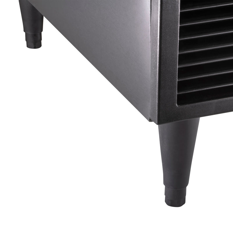 Maxx Ice V-Series Self-Contained Ice Machine, in Stainless Steel with Black Trim