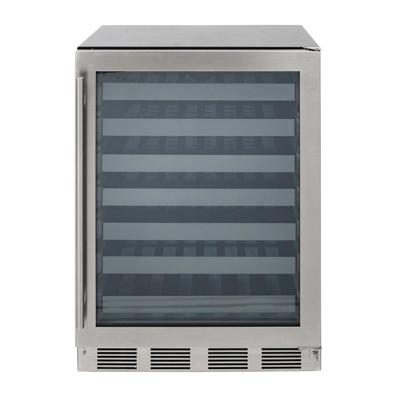 Maxximum Single Zone Wine Cooler, 24", 54 Bottle Capacity, in Stainless Steel (MAXWC24SS)