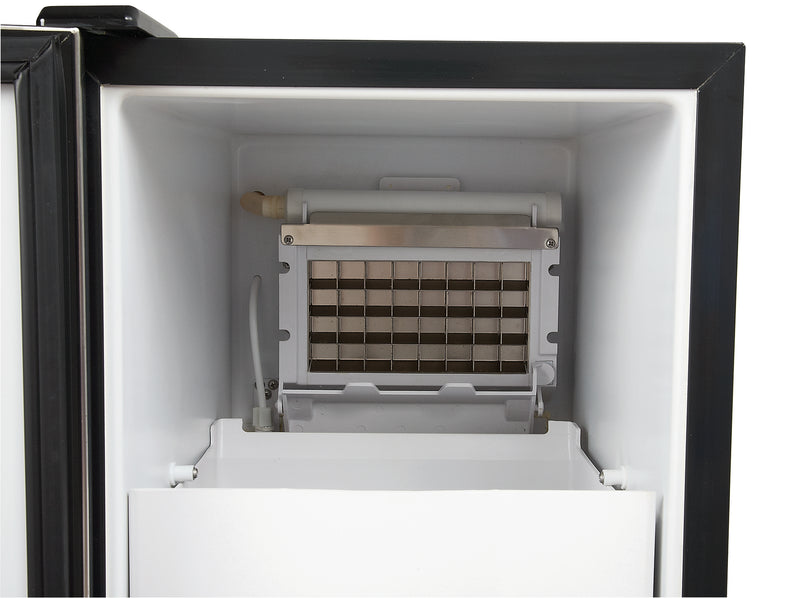 Maxx Ice Self-Contained Indoor Ice Machine, 15"W, 60 lbs, Energy Star, Black/Stainless Steel Door