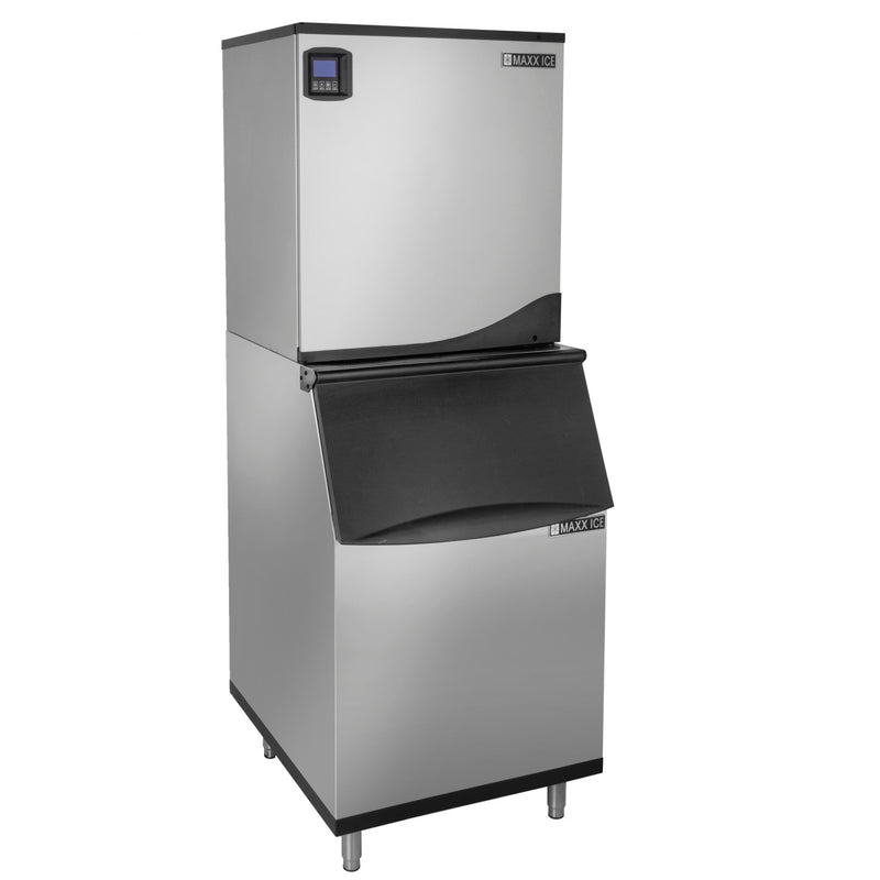 Maxx Ice Intelligent Series Modular Ice Machine, 30"W, 1000 lbs, Half Dice Cubes, in Stainless Steel