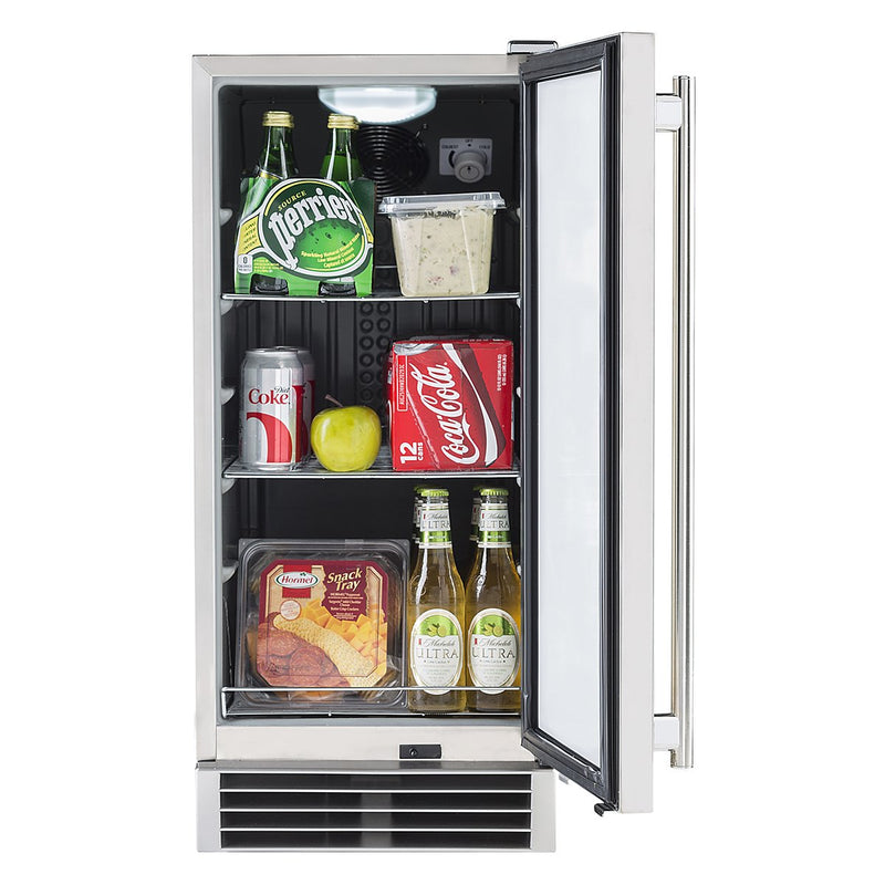 Maxx Ice Compact Indoor Refrigerator, in Stainless Steel